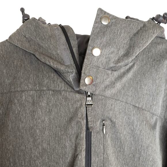 Gray Ski Jacket Womens Medium Snowboarding Ski Snowmobile Winter Insulated Coat - Picture 5 of 11